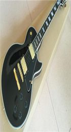 New arrival high quality Chinese custom black beautify Electric Guitar with eboney fingerboard and frets end binding guitarra2840438