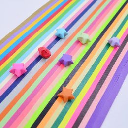 Coloured mixing set Star papers lucky star origami paper strips DIY handmade craft decor