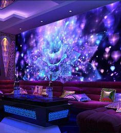 modern wallpaper for living room nightclub flower bar KTV tooling background wall6367808