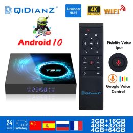 Box Smart TV BOX T95 z systemem Android 10 6K H616 czterordzeniowy odtwarzacz multimedialny sklep google Play darmowa aplikacja Fast S