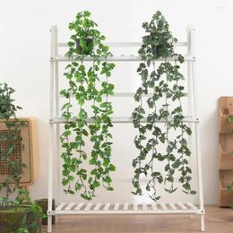 Decorative Flowers Maintenance-free Artificial Plants Plant Arrangements Realistic Hanging Scindapsus Leaf For Indoor