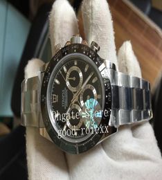 Top Men039s Chronograph Wristwatches Mens Automatic Cal4130 Watch Men Steel Ceramic Bezel Sport Cosmograph JHF Dive Watches St1449165