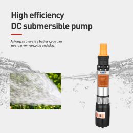 DC12v 24v 48v Solar Water Pump High Lift Battery DC Screw Pump Large Flow Deep Well Pump Submersible Pump High Quality