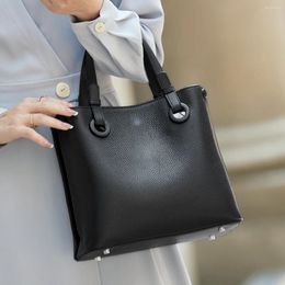 Shoulder Bags Head Layer Cowhide Handbag Women's Bag Commuting Large Capacity Designer Style Crossbody