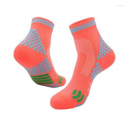 Sports Socks Professional Men Women Compression Stockings Running Cycling Non-Slip Colorf Badminton Drop Delivery Outdoors Athletic Ou Dhlko