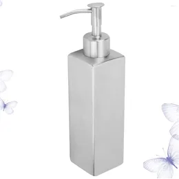 Liquid Soap Dispenser Stainless Steel Containers Handwashing Fluid Pump Travel