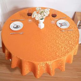 Table Cloth Round Tablecloth Waterproof Oil-proof Anti-scald Wash-free Tea Mat