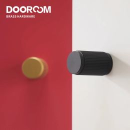 Dooroom Brass Furniture Handles Modern Stripe With Plate Cupboard Wardrobe Dresser Shoe Box Drawer Cabinet Knobs Pulls Knobs