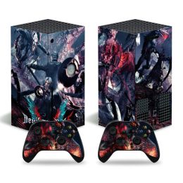 Devil Maycry Xbox series X Skin Sticker Decal Cover XSX skin 1 Console and 2 Controllers Skin Sticker Vinyl Xboxseriesx