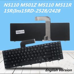 Keyboards Laptop English Layout Keyboard For Dell N5110 M501Z M5110 M511R 15R 2528 2428