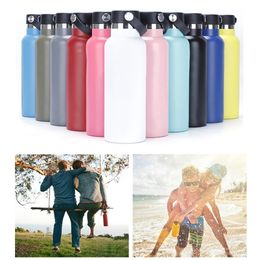 21oz 621ml Thermal Hydroes Water Bottle Flask With Handle Lid Thermos Sport 188 Stainless Steel Insulated Double Wall Cup 240409