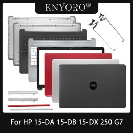 Frames New For HP 15DA 15DB 15DX TPNC135 TPNC136 250 G7 Laptop LCD Back Cover Front Bezel Hinges Palmrest Bottom Case Top Cover