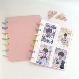 80Pockets 3in INS Photo Album Loose-leaf Binder Photocard Holder Star Chaser Photocard Album Collect Book Card Kpop Picture Case