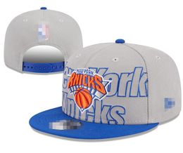 American Basketball "Knicks" Snapback Hats 32 Teams Luxury Designer Finals Champions Locker Room Casquette Sports Hat Strapback Snap Back Adjustable Cap a3