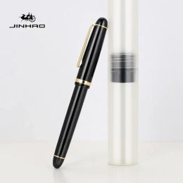Jinhao X350 Fountain Pen Black Gold Clip Luxury Executive Pen EF F M Bent Nib Writing ink Pen Office School Stationery Supplies