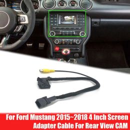 JIAYITIAN C12 Pin Adapter Cable For Ford Mustang 2015~2018 SYNC 1 OEM 4 Inch Screen For Instal Rear View Camera RCA Input
