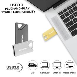 Original Lenovo 2TB Metal U Disc 2 IN 1 OTG 1024GB 64GB Flash Drive USB 3.1 512gb 1TB Pen Drives usb Memory Stick Type C Adapter