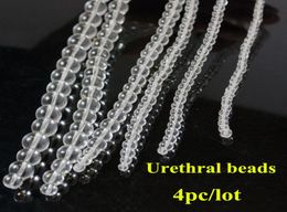 Wholesale-25cm Glass Urethral beads cock dilators urethral sound toy male products for sexshop men Penis Insert sexo tool 4pc/lot2969739