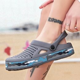 Men Slippers Summer EVA Soft-soled Platform Slides Sandals Indoor Outdoor Walking Beach Shoes Flip Flops Mens Shoes
