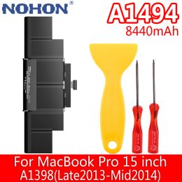 Batteries NOHON A1494 Laptop Battery For MacBook Pro 15 inch Retina A1398 Late 2013 Mid 2014 A1417 ME293 ME294 MC975 NoteBook Batteries