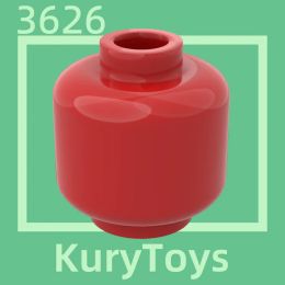 Kury Toys DIY MOC For 3626 #100pcs Building block parts For Body Part Head (Plain) - Blocked Open Stud