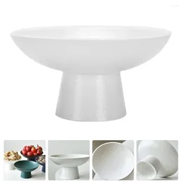 Bowls Ceramic Cake Tray Household Stand Wedding Decor Fruit Plate Ceramics Dessert Cupcake Display