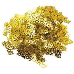 300pcs/bag Gold 50th Birthday Confetti 21TH 30th 40th 50th 60th Birthday Party Table Scatter Adult Birthday Centrepiece Decor