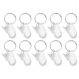 Table Cloth 10 Pcs Curtain Counter Weight Home Shower Drapery Weights Outdoor Clips Block White Curtains Heavy Wind Tablecloth Bottom