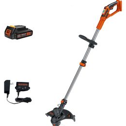 BLACK+DECKER 40V MAX* 13 in. 2in1 Cordless String Trimmer/Edger with POWERCOMMAND Kit (LST136) - Versatile and Powerful Trimming and Edging Solution