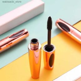 Mascara 4D Private Label Mascara Custom Bulk Thick Curling Length Slender Non-Smudge Waterproof Long-lasting Silicone Brush Head Makeup L49