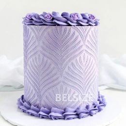 Cake Decorating Stencils Templates Floral Stencil Wedding Cake Lace Boder Fondant Mesh Stencil Spray Flora Moulds Pastry Tools
