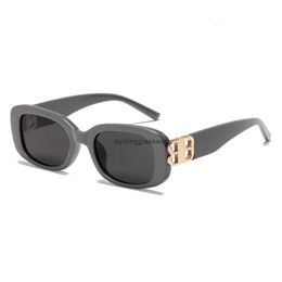 BB Black Frame TR90 Sunglasses Personalised Big Label Polarised Family Sunshade and Sunscreen Paris 2024 Slimming Face