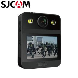 Cameras SJCAM A20 Portable Camera Wearable Body Cam Infrared Security Camera Night Vision Laser Positioning WIFI Sports Action Camera