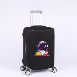 Astronaut Pattern Luggage Covers Removeable Protective Cover Elastic Luggage Cover Dust-proof Protective Cover Travel Set