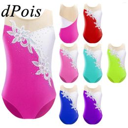 Stage Wear Kids Tutu Rhythmic Gymnastics Jumpsuits For Girls Teens Ballet Dance Leotards Yoga Bodysuit Children Ice Figure Skating Jumpsuit