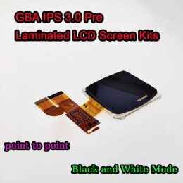 1800mAh Built-in Lithium Battery with Type C Charging Port Battery Cover for GBA with IPS V3 Pre Laminated Screen LCD Shell Kits