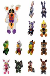 18cm Plush Toys Five Nights At Freddy FNAF Dolls Stuffed Golden Fazbear Mangle Foxy Bear Bonnie Animal8843192