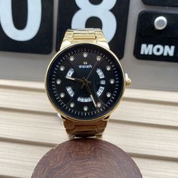 mens automatic watch 904L Steel Starp Luminous Sapphire waterproof wristwatches Calendar/Date Gold tag watch for men