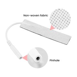 Physiotherapy Electrodes Pads for Tens Unit EMS Muscle Stimulator Non-woven Fabric Self-adhesive Reusable Body Massager Patch