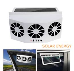 3 Cooler Car Fan Solar Cooling Fan Vent Exhaust Portable Safe Auto Solar Fan Front Rear Window Air Vent Demister Ventilation Syste4901972