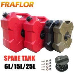 15 Litres ATV UTV Car Spare Fuel Tank 15L Gas Canister Jerry Cans Red Plastic Diesel Petrol Oil Containers Gasoline Motorcycle