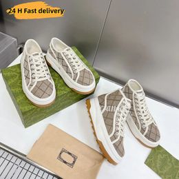 Designer Women Casual Shoes Italy low-cut 1977 high top Letter High-quality g Sneaker Beige Ebony Canvas Tennis Shoe Fabric Trims shoes 36-45 ccsandals