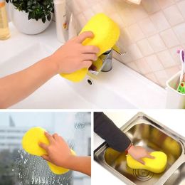 1/5Pcs High-density Car Washing Sponges Large Honeycomb 8-shaped Sponges Block Auto Cleaning Waxing Tools Cleaning Accessories