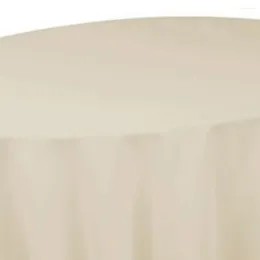 Table Cloth Stain-resistant Solid Colour Disposable Tablecloth For Versatile Polyester Round Elegant