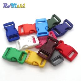 12pcs/pack 5/8" Colourful Contoured Side Release Buckles for Paracord Bracelets