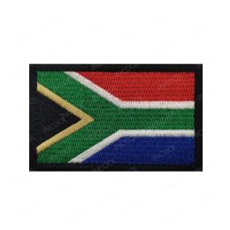 South Africa Flag Embroidered Patch PVC Rubber National Patches Emblem Appliqued Decorative Badges For Clothing Backpack Jacket