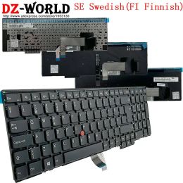 Keyboards SE Swedish FI Finnish Keyboard for Lenovo Thinkpad P50S T560 W540 T540P W541 T550 W550S L540 L560 L570 E531 E540 04Y2413 00PA601