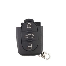 YIQIXIN Flip Folding Remote Car Key Shell For Audi A2 A3 A4 A6 A8 TT B5 RS4 Quattr Battery Holder CR2032/CR1620 Fob Case Cover