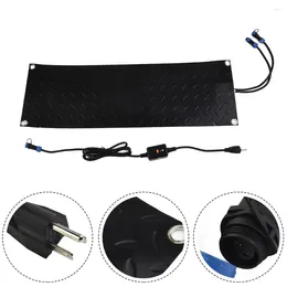 Bath Mats 1pcs 120V Snow Melting Mat Heated Walkway Connectable With Power Cord For Parks Garages Supermarkets Entrance 10x30inch