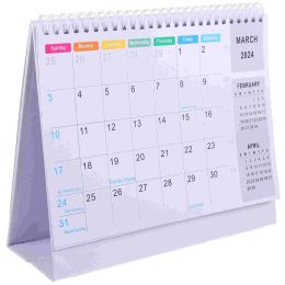 Office Desk Calendar Daily Use Calendar Household Monthly Standing Calendar Decorative for Planner Schedule Office Supplies